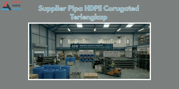 Supplier Pipa HDPE Corugated